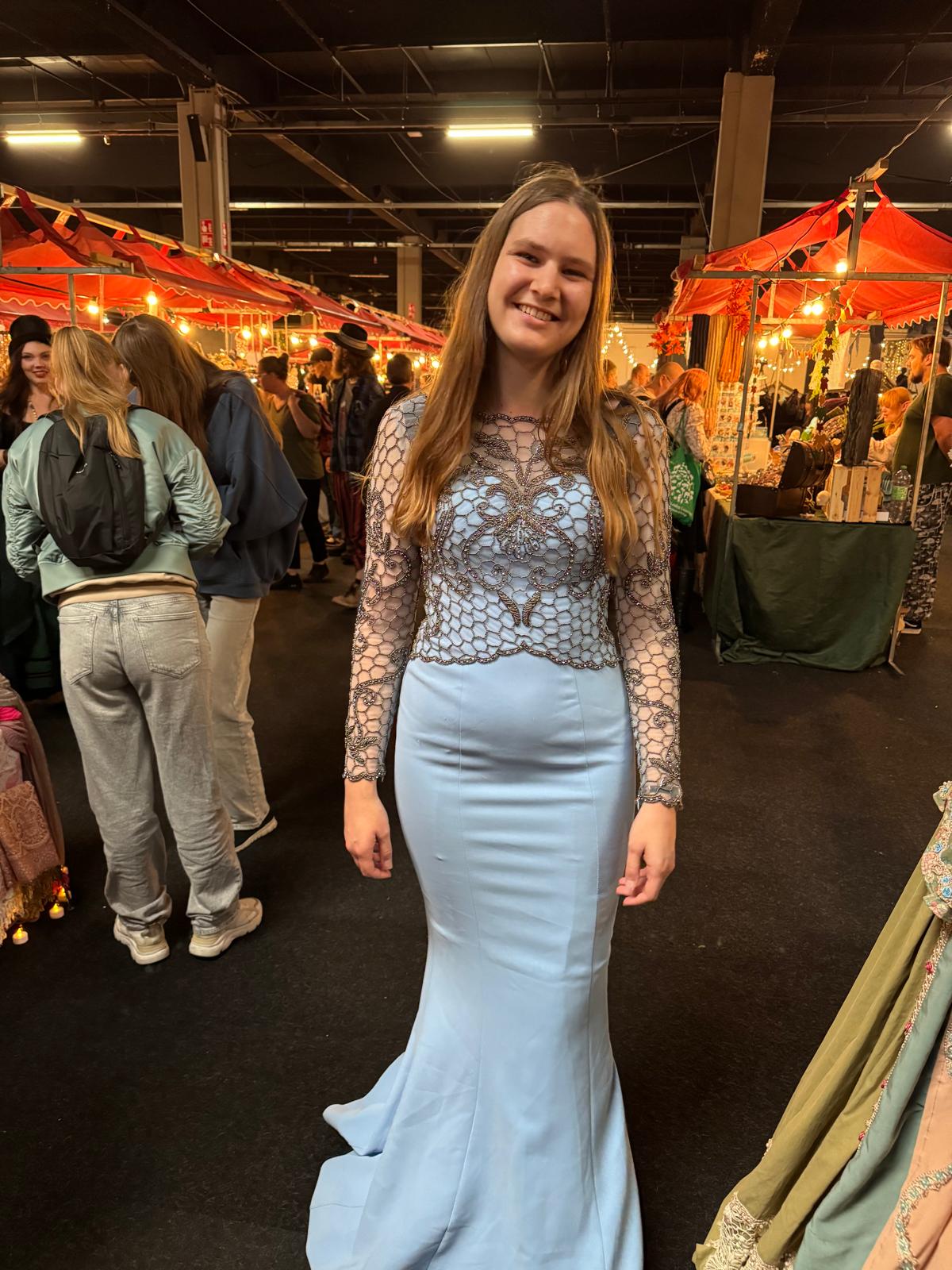 Picture of the blue princess dress I bought